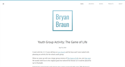 Desktop Screenshot of bryanbraun.com