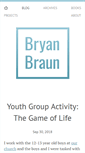 Mobile Screenshot of bryanbraun.com