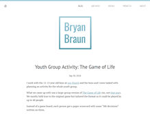 Tablet Screenshot of bryanbraun.com